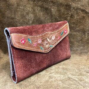 Vintage Suede Wallet
